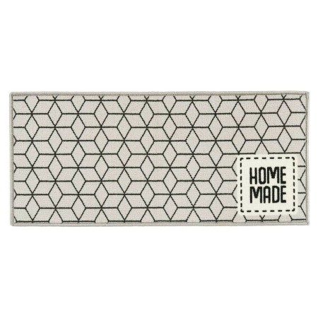 Tapis Homemade Noir Gris Polyamide Latex (40 x 1 x 90 cm)