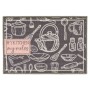 Tapis My Kitchen Rose Blanc Gris Polyamide (40 x 1 x 60 cm)