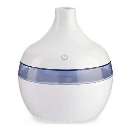 Humidificateur à Diffuseur d'Arômes avec LED Multicolore Blanc Plastique (11 x 11 x 11 cm) (300 ml)