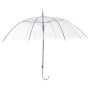 Parapluie Transparent Blanc Enfant Plastique (72 x 92 x 92 cm)
