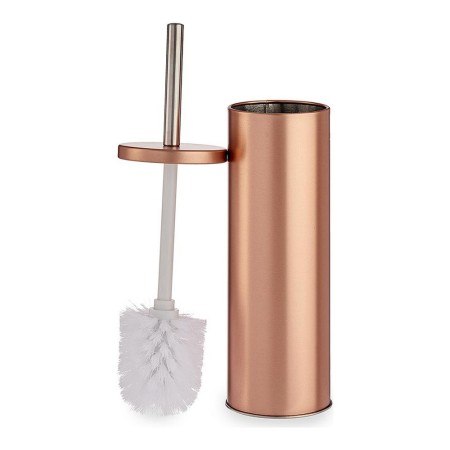 Brosse de salle de wc Métal Cuivre Plastique (10,2 x 38 x 10,2 cm)