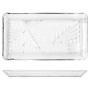 Plateau Madlen Verre Transparent (12 x 1,8 x 21,8 cm) (2 pcs)