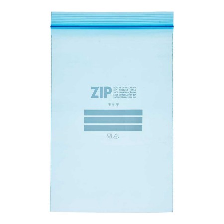 Sac de congélation Bleu Zip (20 uds)