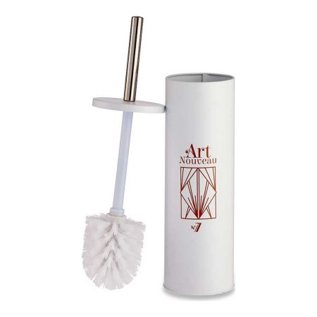 Brosse de salle de wc Art Nouveau Acier Plastique (9,5 x 37,5 x 9,5 cm)