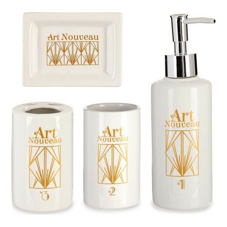 Ensemble de Bain Art Nouveau Céramique (4 pcs)