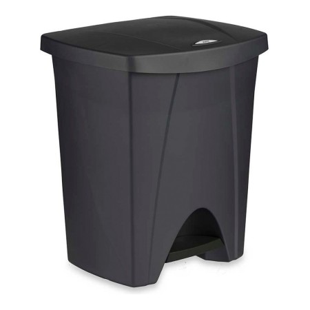 Seau à déchets avec pédale Anthracite polypropylène 25L (29 x 41 x 34,5 cm)