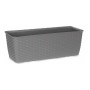 Jardinière auto-arrosante ‎3872940 Gris Plastique (15,5 x 13,5 x 39 cm)