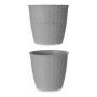 Pot Gris Plastique (14 x 13 x 14 cm)