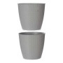 Pot Gris Plastique (29 x 26,5 x 29 cm)