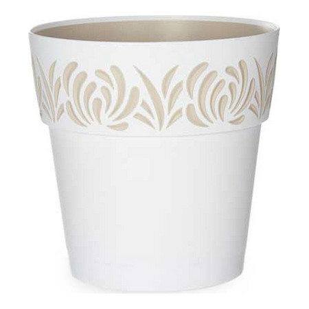 Cache-pot Gaia Blanc Plastique (19 x 19 x 19 cm)