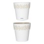 Cache-pot Gaia Blanc Plastique (19 x 19 x 19 cm)