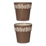 Cache-pot Gaia Marron Plastique (19 x 19 x 19 cm)