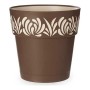 Pot auto-arrosant Gaia Marron Plastique (29 x 29 x 29 cm)