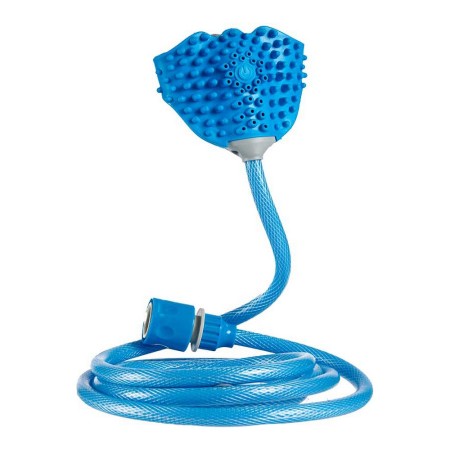Gants de bain pour animaux de compagnie Bleu Métal ABS Thermoplastique (263 x 27 x 3,7 cm.)