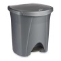 Seau à déchets avec pédale Argenté 48 L polypropylène (39 x 44 x 40 cm)