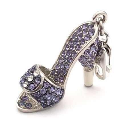 Pendentif Femme Glamour GS1-19 (4 cm) Violet (4 cm)