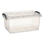 Boîte de rangement avec couvercle Transparent Plastique (23,5 x 15,5 x 37 cm)