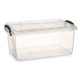 Boîte de rangement avec couvercle Transparent Plastique (27,5 x 18 x 42,5 cm)