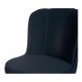 Fauteuil Bleu foncé Coquillage Cuir Synthétique Acier (53 x 88 x 67 cm)