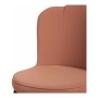 Fauteuil Rose Coquillage Cuir Synthétique Acier (53 x 88 x 67 cm)