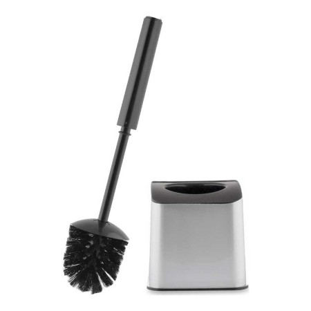 Brosse de salle de wc Argenté Plastique (12,3 x 36,5 x 14,5 cm)