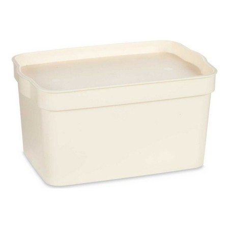 Boîte Multiusage Crème Plastique (14,5 x 11 x 21,5 cm)