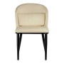 Fauteuil Crème Tissu Acier (51 x 83,5 x 54 cm)