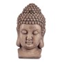 Figure décorative de jardin Buda Tête Gris Polyrésine (35 x 65,5 x 38 cm)