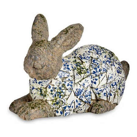 Figure décorative de jardin Mosaïque Lapin Polyrésine (20 x 29 x 40,5 cm)