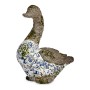 Figure décorative de jardin Mosaïque Canard Polyrésine (17 x 42 x 40 cm)