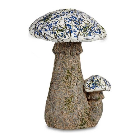 Figure décorative de jardin Mosaïque Champignon Polyrésine (29 x 44 x 32 cm)