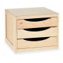 Caisson à Tiroirs Bois de pin (30 x 29 x 39 cm)