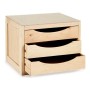 Caisson à Tiroirs Bois de pin (30 x 29 x 39 cm)