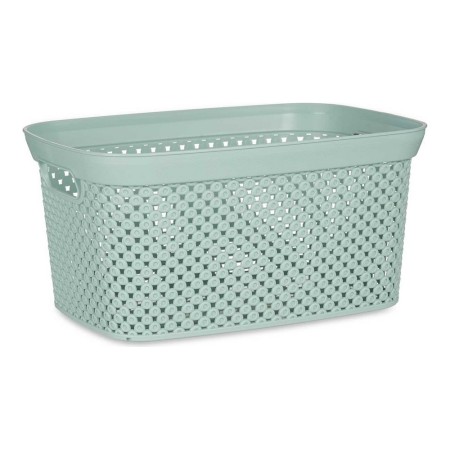 Panier Vert Plastique (24 x 17 x 35 cm)