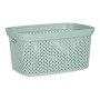 Panier Vert Plastique (24 x 17 x 35 cm)