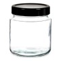 Boîte Noir Transparent verre (11,5 x 13,2 x 11,5 cm) (1000 ml)