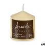 Bougie 8 cm Crème Cire (4 Unités)