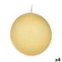 Bougie Ballon Ø 10 cm Crème Cire (4 Unités)