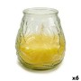 Bougie Citronnelle verre Paraffine (6 Unités)