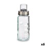 Salière Transparent Acier verre (230 ml) (6 Unités)