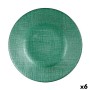 Assiette plate Ø 21 cm Vert verre (6 Unités)