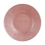 Assiette plate Ø 21 cm Rose verre (6 Unités)