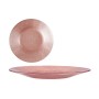 Assiette plate Ø 21 cm Rose verre (6 Unités)