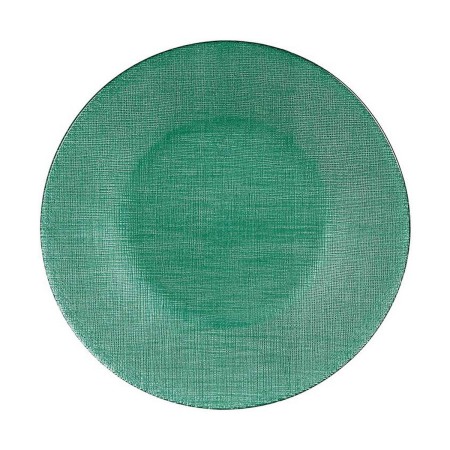 Assiette plate Ø 27 cm Vert verre (6 Unités)