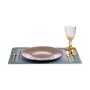 Assiette plate Ø 27 cm Doré verre (6 Unités)