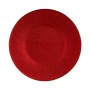 Assiette plate Ø 27 cm Rouge verre (6 Unités)