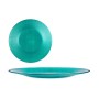 Assiette plate Ø 27 cm Turquoise verre (6 Unités)