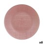 Assiette plate Ø 32 cm Rose verre (6 Unités)