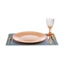 Assiette plate Ø 32 cm Doré verre (6 Unités)