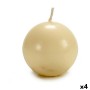 Bougie Ballon Ø 7,5 cm Crème Cire (4 Unités)